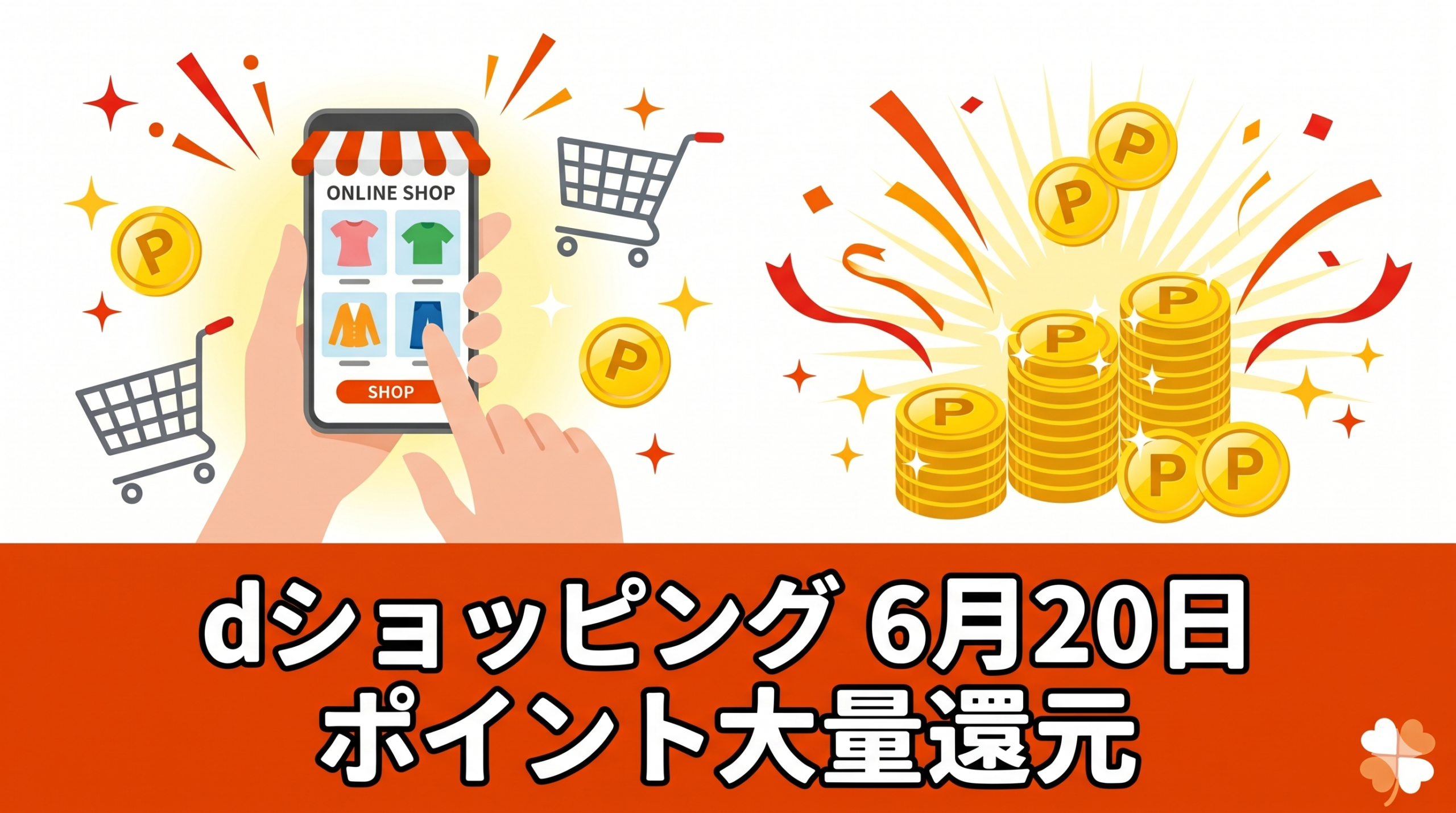 dショッピングで6月20日に開催される3つのポイント還元キャンペーンのまとめ